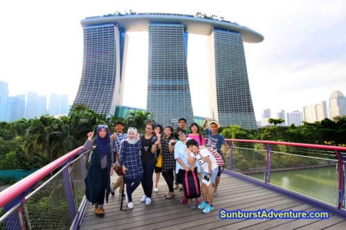 Paket tour Singapore termasuk jalan-jalan ke Garden