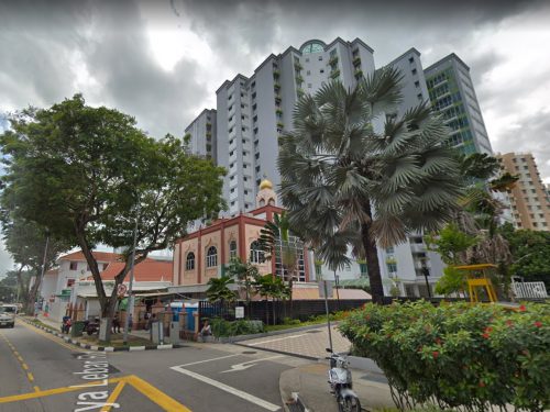 Masjid dekat MRT Singapore wak tanjong