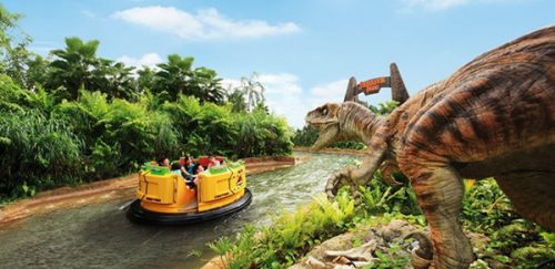 jurrasic park Wahana Seru di Universal Studio Singapore