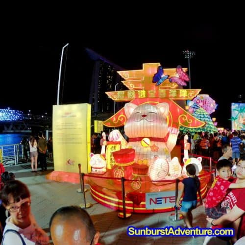 Pengalaman Imlek di Singapura lihat lampion